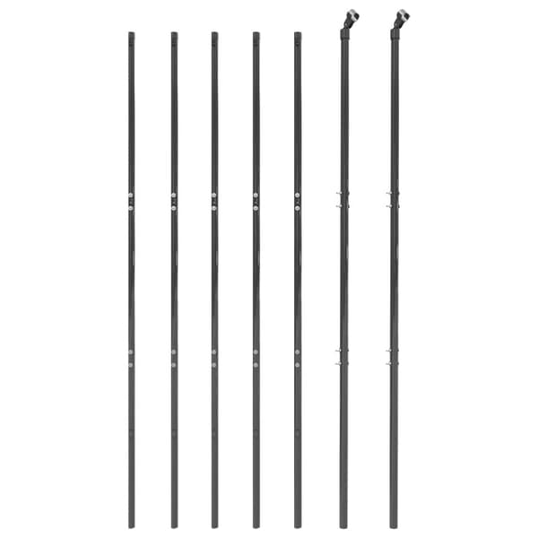 vidaXL Gunnebostängsel antracit 2x10 m Antracit