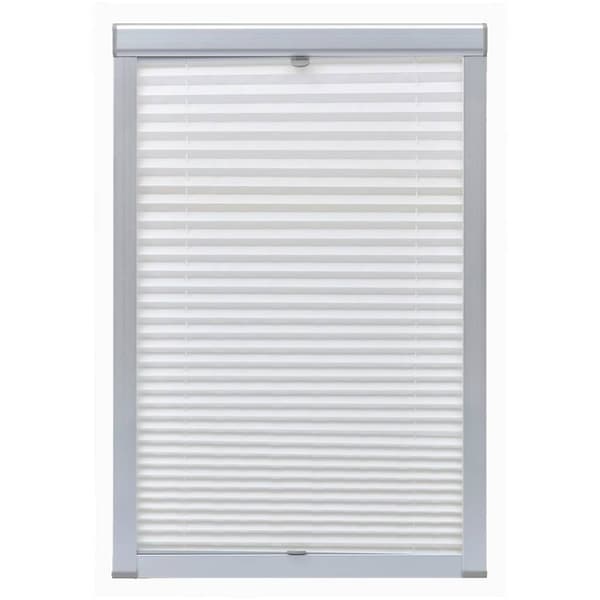 vidaXL Plisségardin Vit 104 Vit