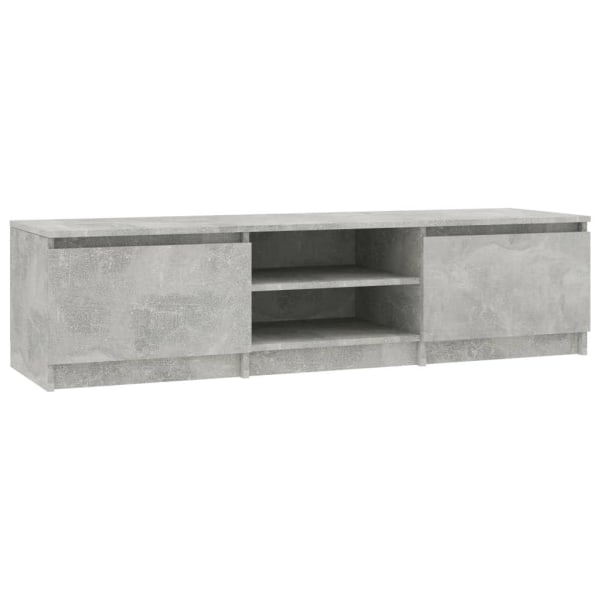 vidaXL Tv-bänk betonggrå 140x40x35,5 cm konstruerat trä grå