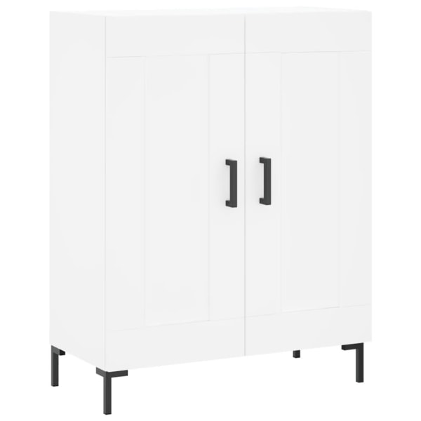 vidaXL Högskåp vit 69,5x34x180 cm konstruerat trä Vit