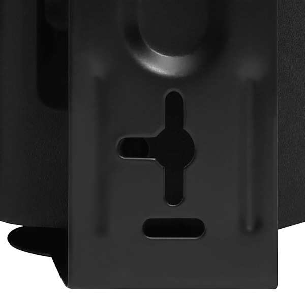 vidaXL Väggmonterade stereohögtalare 2 st svart inomhus/utomhus 120W Svart