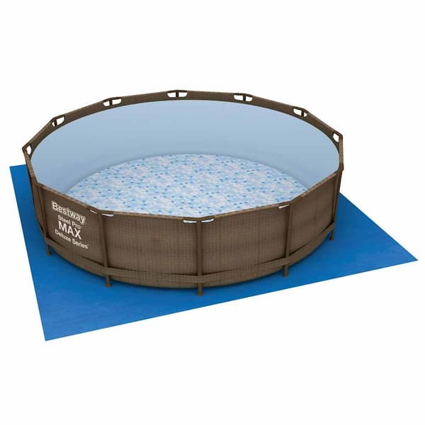 Bestway Markduk för pool Flowclear 396x396 cm Blå