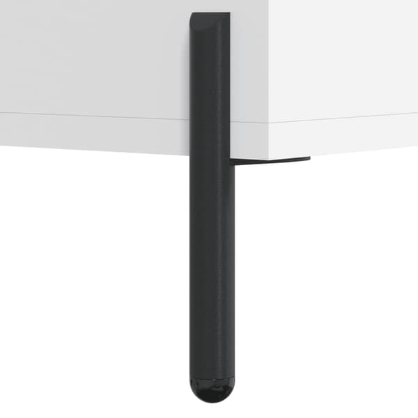 vidaXL Sängbord vit 40x40x66 cm konstruerat trä Vit