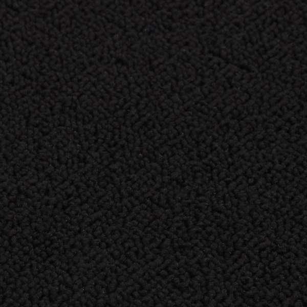 vidaXL Trappstegsmattor halkfri 15 st 60x25 cm svart rektangulär Svart