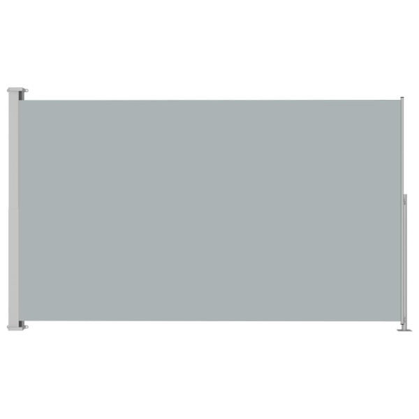 vidaXL Infällbar sidomarkis 180x300 cm grå grå