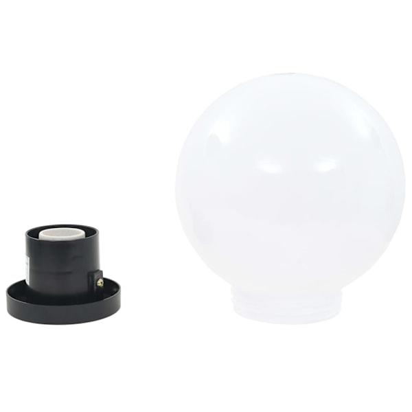vidaXL Globlampa LED set 2 st sfäriska 20 cm PMMA Vit