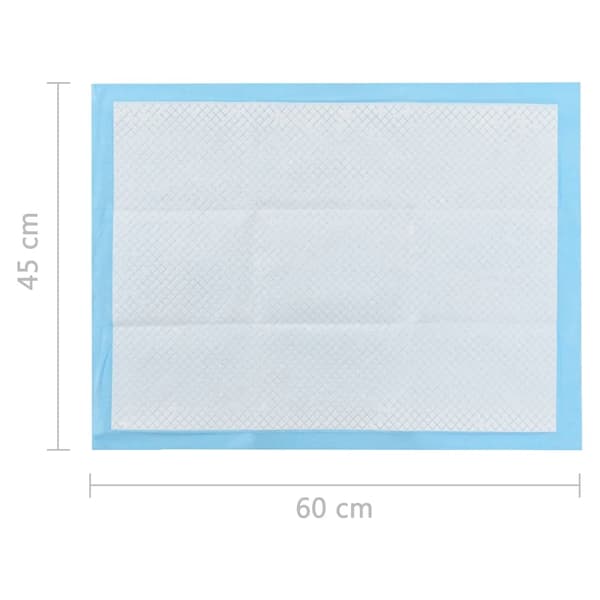 vidaXL Träningsdynor för husdjur 400 st 60x45 cm ovävt tyg