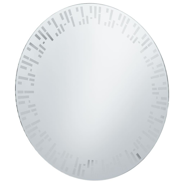 vidaXL Badrumsspegel LED 80 cm Silver