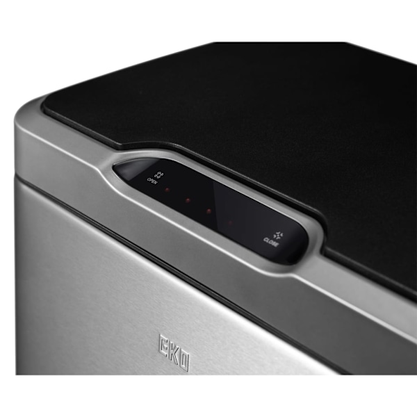 EKO Soptunna Mirage med sensor 2x20 L matt silver Silver