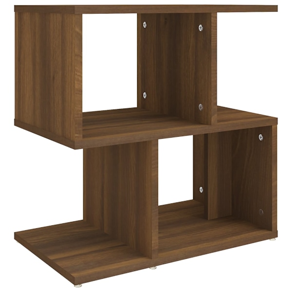 vidaXL Sängbord brun ek 50x30x51,5 cm konstruerat trä Brun