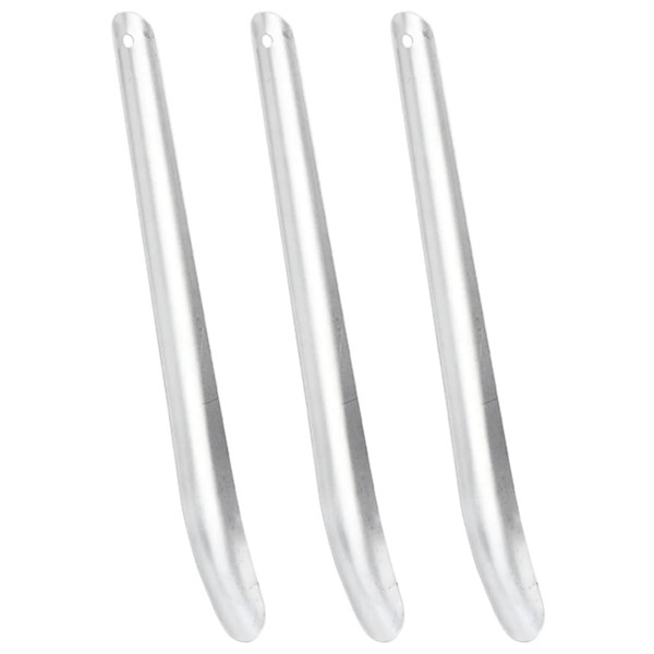vidaXL Svettskrapa 3 st silver aluminium Silver