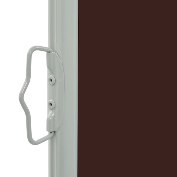 vidaXL Infällbar sidomarkis 140 x 300 cm brun Brun