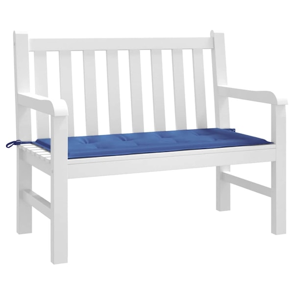 vidaXL Bänkdyna för trädgården kungsblå 120x50x4 cm oxfordtyg Blå