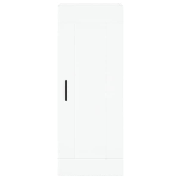 vidaXL Högskåp vit 34,5x34x180 cm konstruerat trä Vit