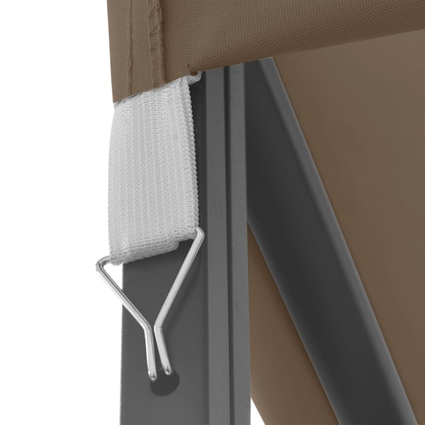 vidaXL Paviljong 6x3 m taupe Taupe