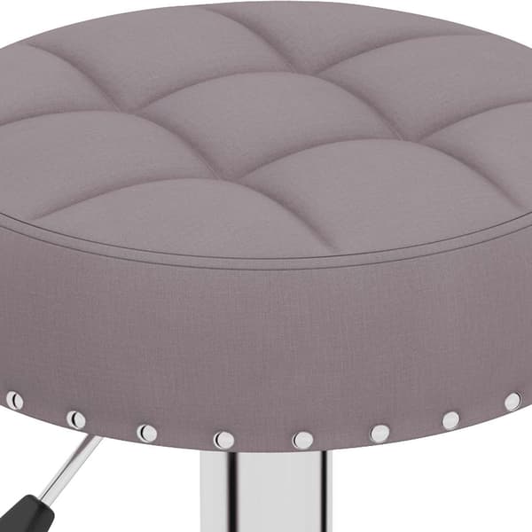 vidaXL Barstolar 2 st taupe tyg Taupe