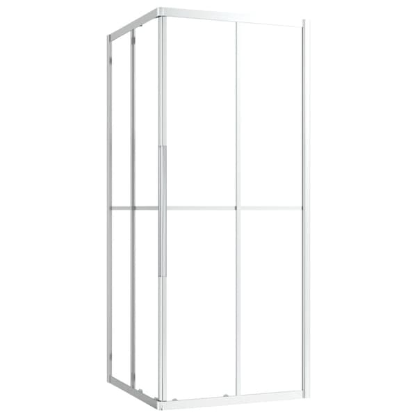 vidaXL Duschvägg ESG 80x80x180 cm Transparent