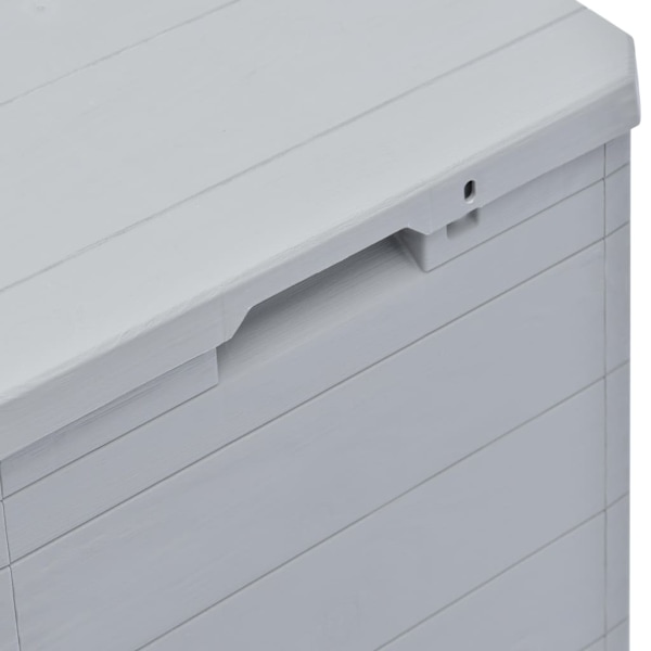 vidaXL Dynbox 90 liter ljusgrå grå