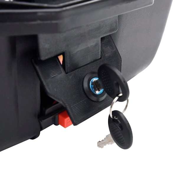 vidaXL Toppbox för motorcykel 1 MC-hjälm 24 L Svart