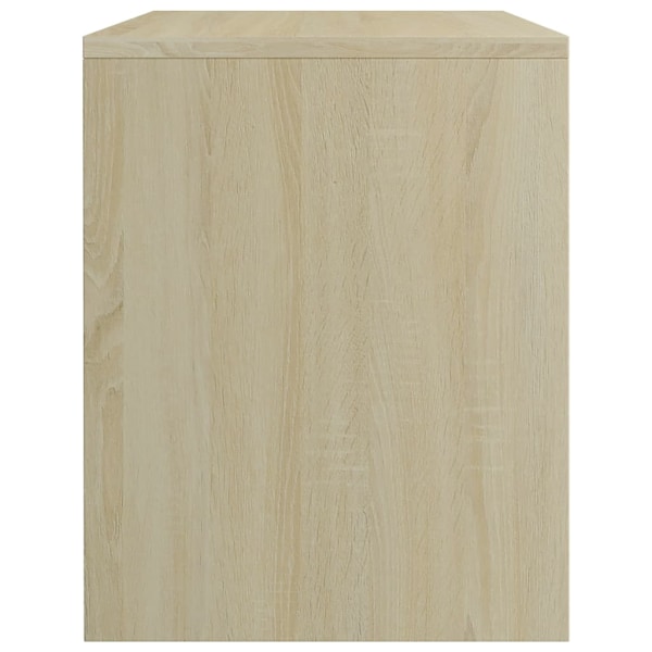 vidaXL Sängbord 2 st sonoma-ek 40x30x40 cm konstruerat trä Brun