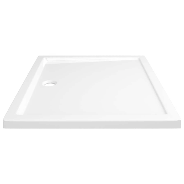 vidaXL Duschkar rektangulärt ABS vit 80x90 cm Vit