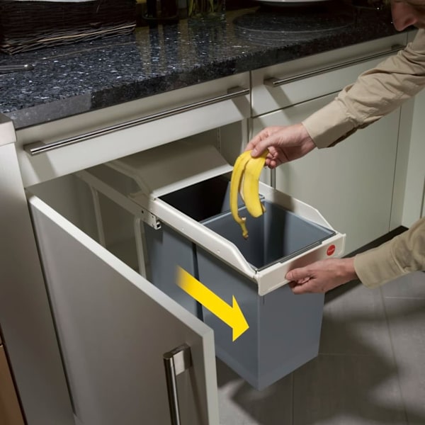 Hailo Sophink för skåp Multi-Box Duo strl L 2x14 L gräddvit 3659-001 Creme