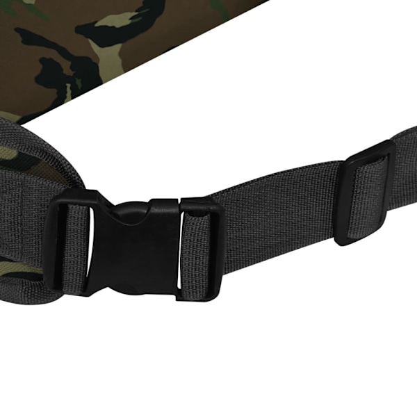 vidaXL Arméryggsäck 65 L kamouflage Grön