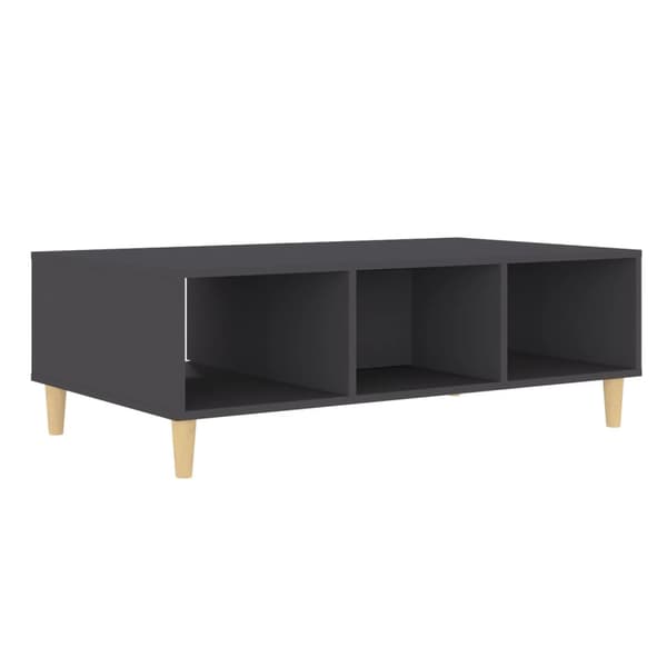 vidaXL Soffbord grå 103,5x60x35 cm konstruerat trä grå