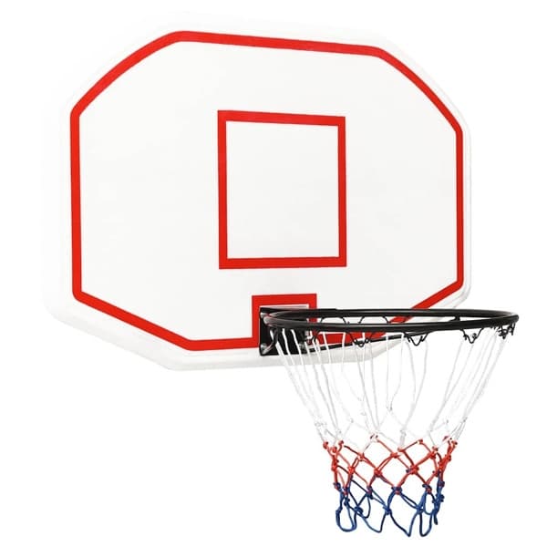 vidaXL Basketplatta vit 109x71x3 cm polyeten Vit