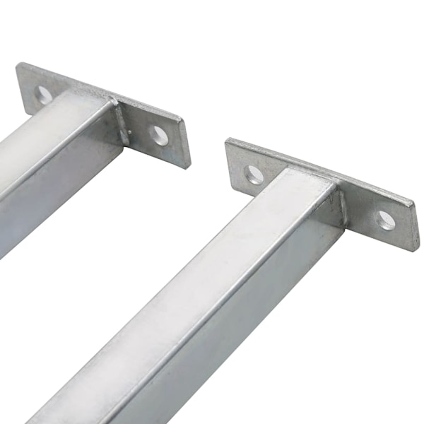 vidaXL Justerbara inkrypningsskydd för fönster 3 st 710-1200 mm Silver
