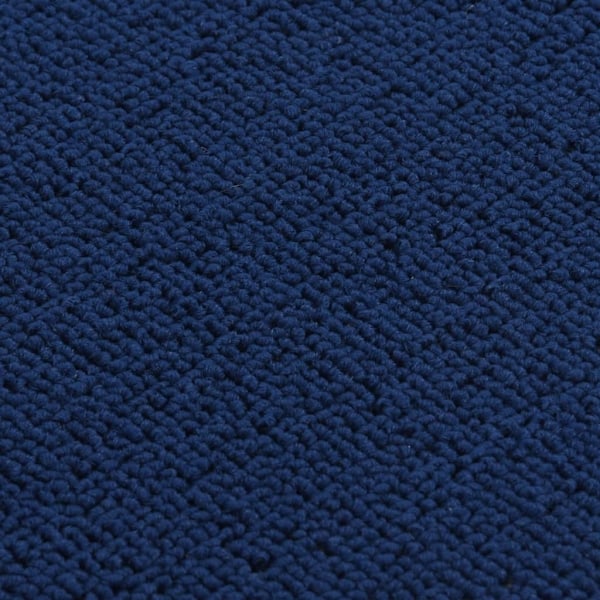 vidaXL Trappstegsmattor halkfri 15 st 60x25 cm marinblå rektangulär Blå