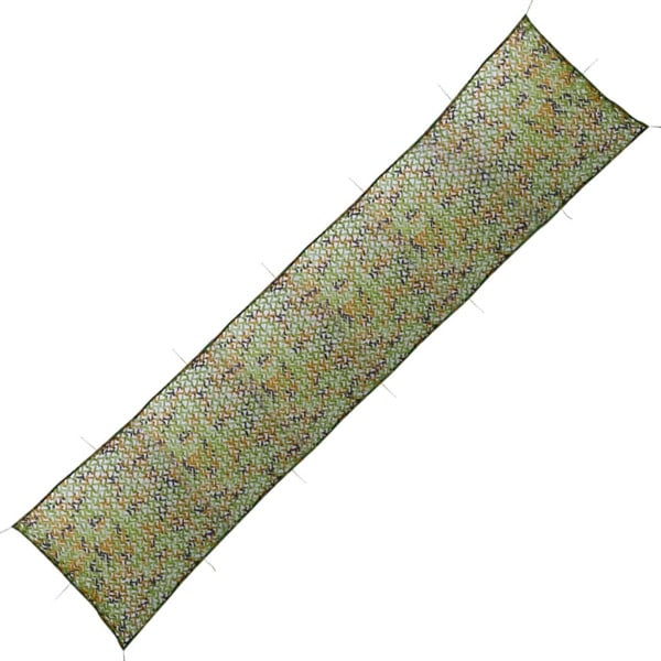vidaXL Camouflagenät med förvaringsväska 1,5x7 m Grön