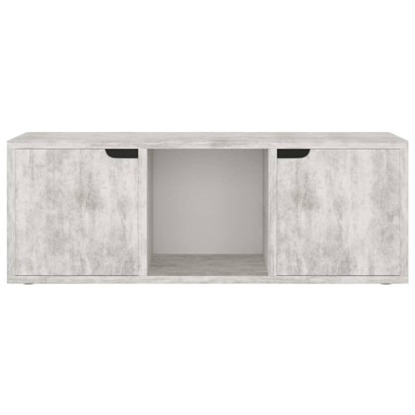 vidaXL TV-bänk betong 88,5x27,5x30,5 cm spånskiva grå