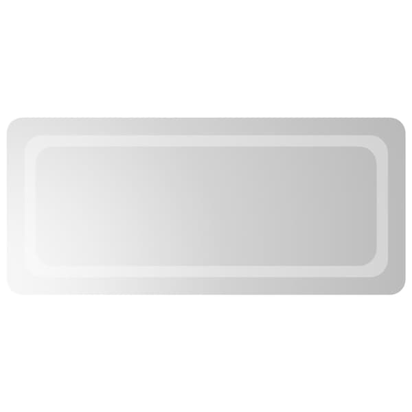 vidaXL Badrumsspegel LED 40x90 cm Transparent