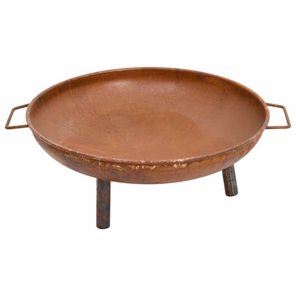 vidaXL Eldstad 67,5x58x22,5 cm stål Brun