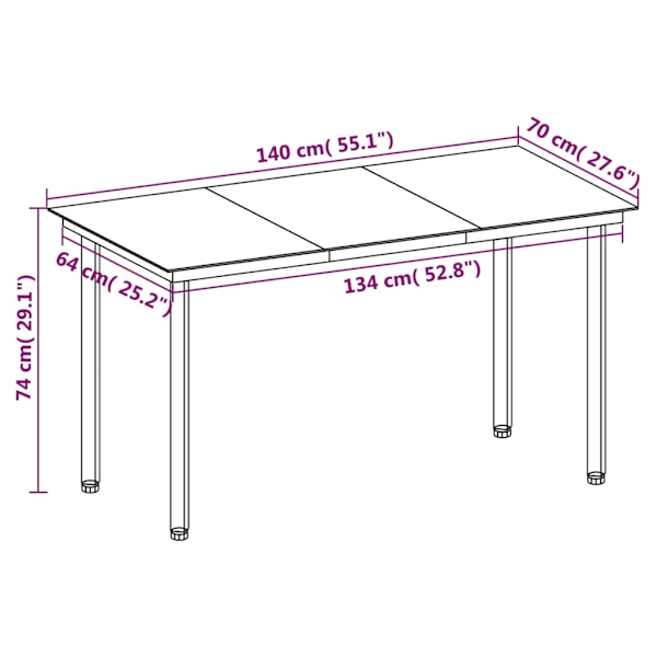 vidaXL Matgrupp för trädgården 7 delar med dynor konstrotting och glas Svart