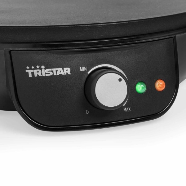 Tristar Crepejärn 1000 W 30 cm svart Svart