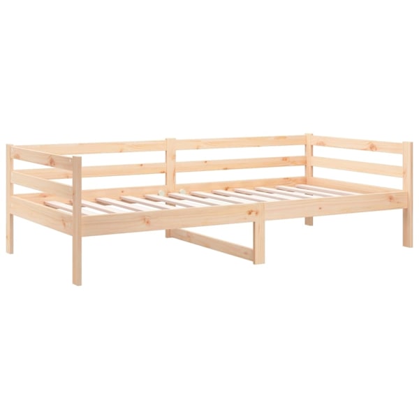 vidaXL Dagbädd 80x200 cm massiv furu Brun