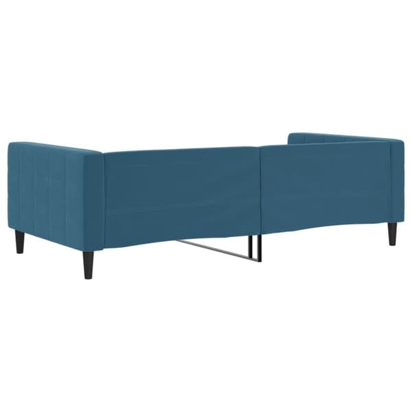 vidaXL Dagbädd blå 100x200 cm sammet Blå