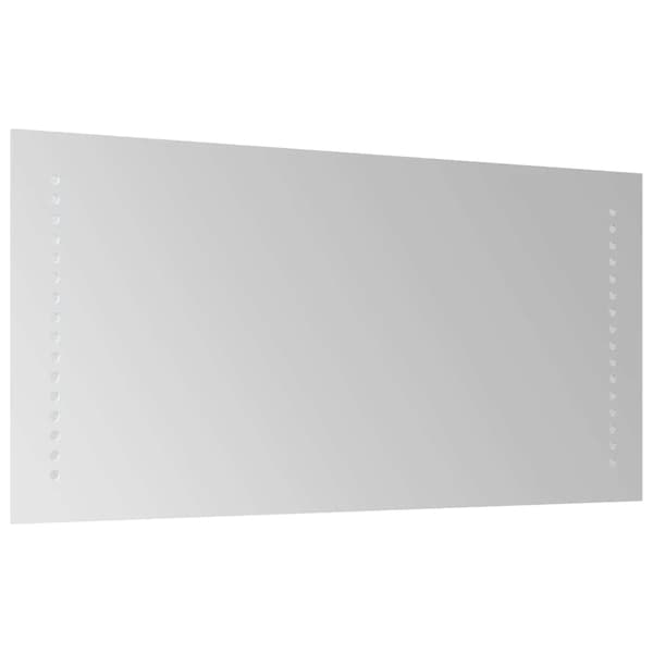 vidaXL Badrumsspegel LED 60x30 cm Transparent