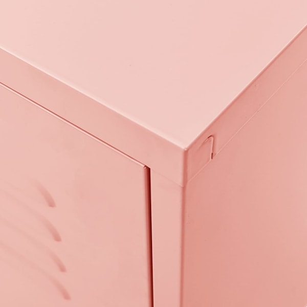 vidaXL Tv-bänk pink 105x35x50 cm stål Rosa