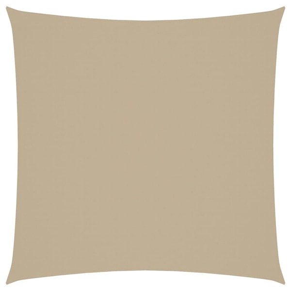vidaXL Solsegel Oxfordtyg fyrkantigt 2x2 m beige Beige