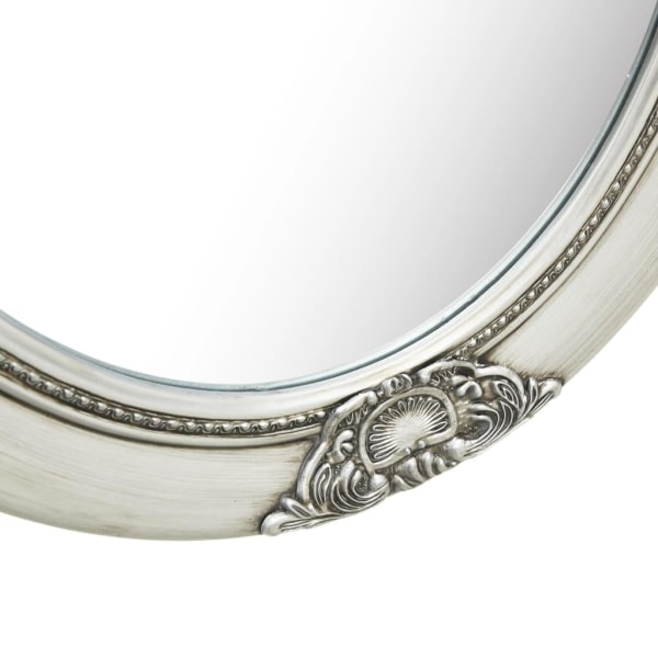 vidaXL Väggspegel barockstil 50x70 cm silver Silver