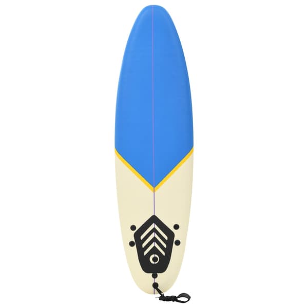 vidaXL Surfbräda 170 cm blå och gräddvit multifärg