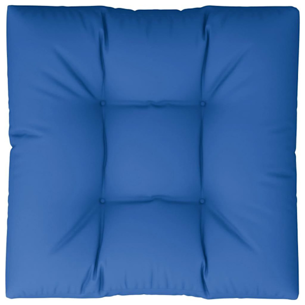 vidaXL Palldyna kungsblå 80x80x12 cm tyg Blå