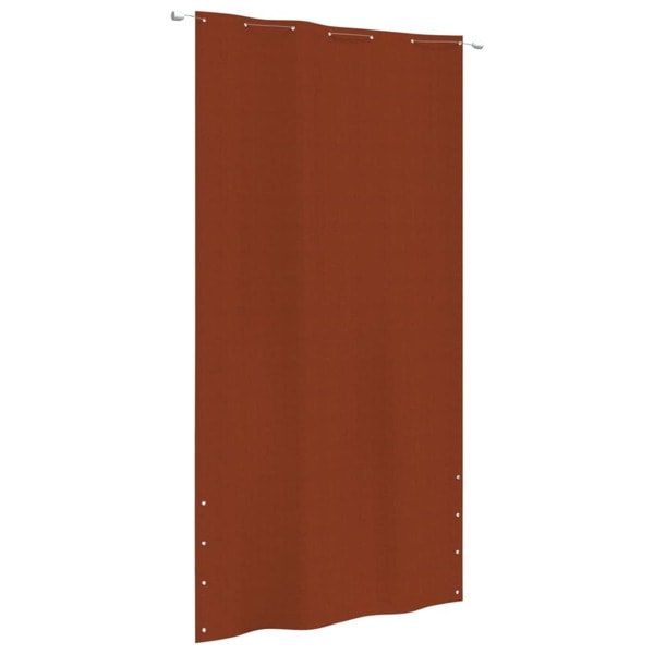 vidaXL Balkongskärm terrakotta 140x240 cm oxfordtyg Brun