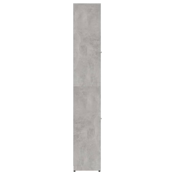 vidaXL Badrumsskåp betonggrå 30x30x183,5 cm spånskiva grå