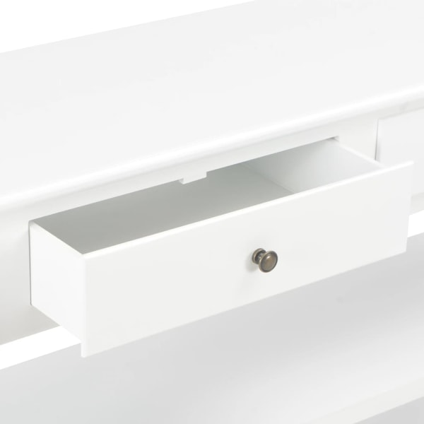 vidaXL Skänk vit 110x35x80 cm MDF Vit