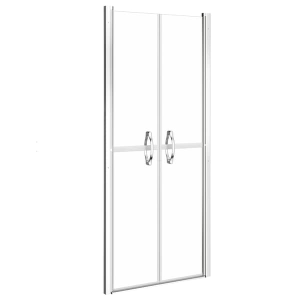 vidaXL Duschdörr klar ESG 91x190 cm Silver
