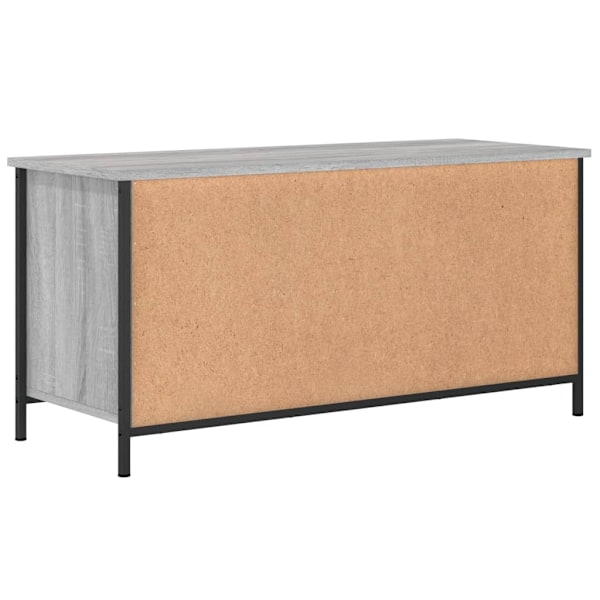 vidaXL Tv-bänk grå sonoma 100x40x50 cm konstruerat trä Grå